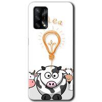 Oppo A54 HD Baskılı Kılıf + 9D Tam Ekran Koruyucu - İdea Lamp