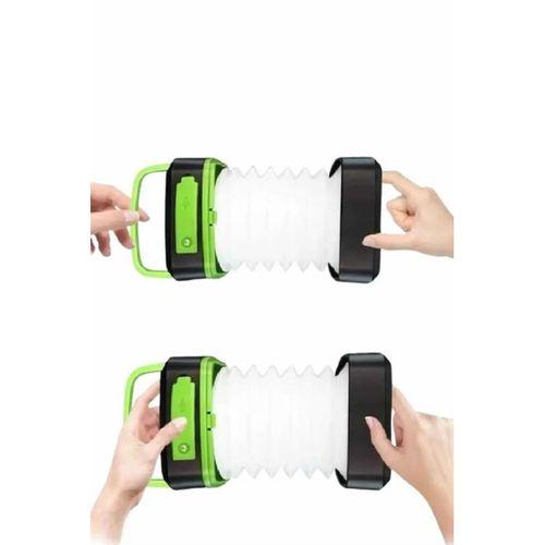 Katlanabilir Kamp Lambası Akordiyon Lamba Şarjlı 3 Kademeli Solar