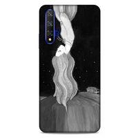 Huawei P Smart S Y8P Kılıf Depresyon (24) Darbe Emici Kılıf Kahve Sarı