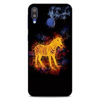 Lopard Samsung Galaxy M20 Uyumlu Kılıf FireX (3) Kapak Zebra