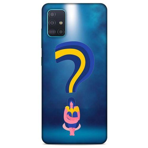 Samsung Galaxy A51 Kılıf Depresyon (12) Koruyucu Silikon Kırmızı Bordo