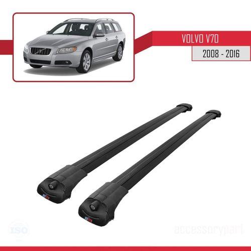 Volvo V70 2008-2016 Arası ile uyumlu ACE-1 Ara Atkı Tavan Barı SİYAH