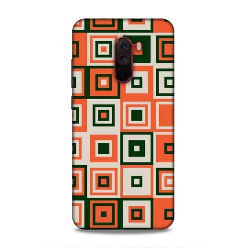 Xiaomi Pocophone F1 Uyumlu Kılıf Insomnia (29) Arka Koruma Kılıfı Turuncu Siyah