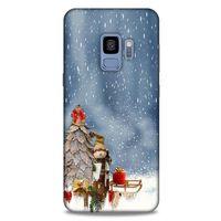 Samsung Galaxy S9 Kılıf Snowix (5) Koruma Kabı Gri Beyaz
