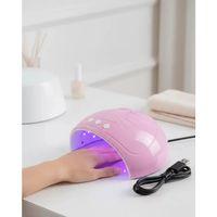 Ultraviyole Işıklı 15 Ledli 45w Oje Kurutucu Makine Pembe