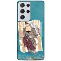 Lopard Samsung Galaxy S21 Ultra Uyumlu Kılıf Sokak Modası (49) Ultra Silikon Kılıf