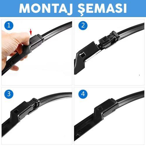 Sentinel Muz Silecek Takımı Citroen C3 2016-2023 ile uyumlu
