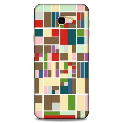 Lopard Samsung Galaxy J4 Plus Uyumlu Kılıf Soyut Sanat (47) Baskılı Crystal Flex Kılıf