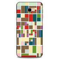 Lopard Samsung Galaxy J4 Plus Uyumlu Kılıf Soyut Sanat (47) Baskılı Crystal Flex Kılıf