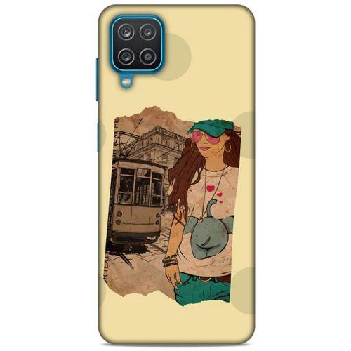 Lopard Samsung Galaxy A12 Uyumlu Kılıf Sokak Modası (12) Koruyucu Silikon