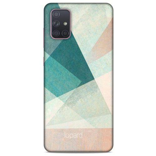Samsung Galaxy A71 Kılıf Pastel Renkler (24) Darbe Emici Kılıf Yeşil Beyaz