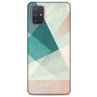 Samsung Galaxy A71 Kılıf Pastel Renkler (24) Darbe Emici Kılıf Yeşil Beyaz