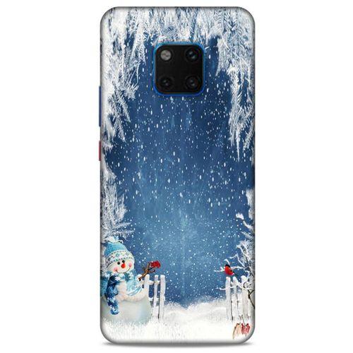 Huawei Mate 20 Pro Kılıf Snowix (6) Silikon Kılıf Açık Mavi