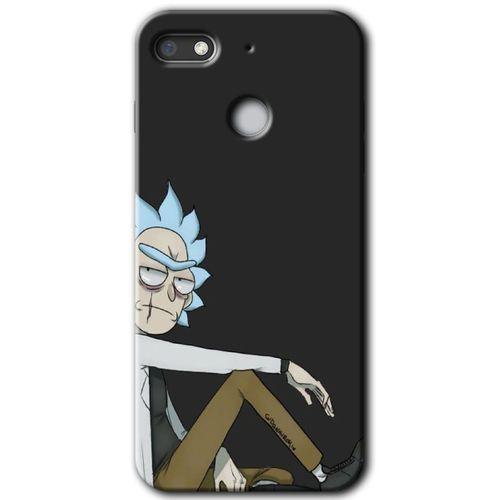 General Mobile GM 8 Go HD Baskılı Kılıf + 9D Tam Ekran Koruyucu - Rick