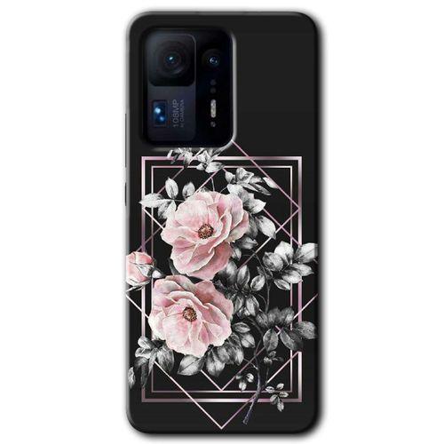 Potkal Hediye Fabrikası Xiaomi Mi Mix 4 Kılıf HD Desen Baskılı Arka Kapak - Retro Çiçek 1