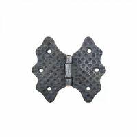 Antika Tarz Dekoratif Pirinç Kelebek Menteşe - 92 Mm, Oksit