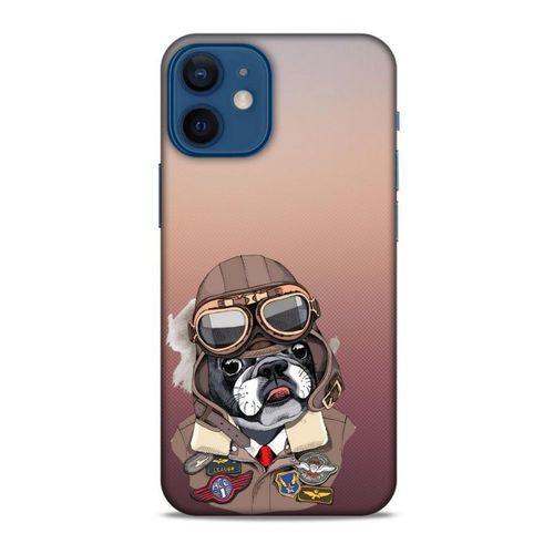 Animax Pilot Bulldog Apple iPhone 12 Mini Kılıf Desenli Silikon