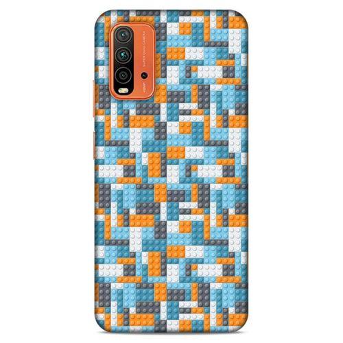 Lopard Xiaomi Redmi Note 9 4g Uyumlu Kılıf BloX (43) Thin Fit Kılıf Turuncu Beyaz