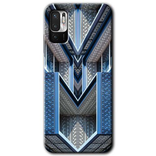 Poco M3 Pro Kılıf HD Desen Baskılı Arka Kapak + Temperli Cam - Retro Building