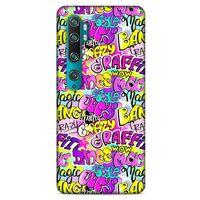 Graffitix (11) Desenli Silikon Kapak Xiaomi Mi Note 10 Kılıf