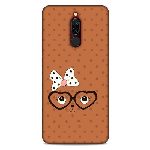 Lopard Xiaomi Redmi 8 Uyumlu Kılıf Kediler (11) Tam Koruma Gözlük Yüz