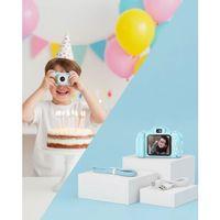 Mavi Kompakt Dijital Kamera Hd Video Ve Fotoğraf Çekim Özellikli Usb Bağlantılı