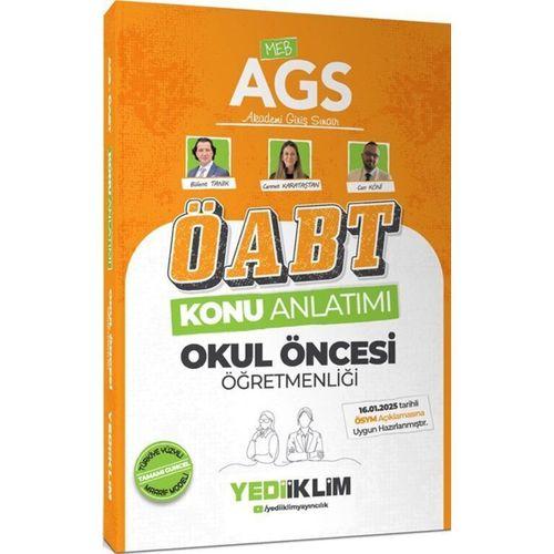 2025 MEB AGS ÖABT Okul Öncesi Öğretmenliği Konu Anlatımı Yediiklim Yayınları