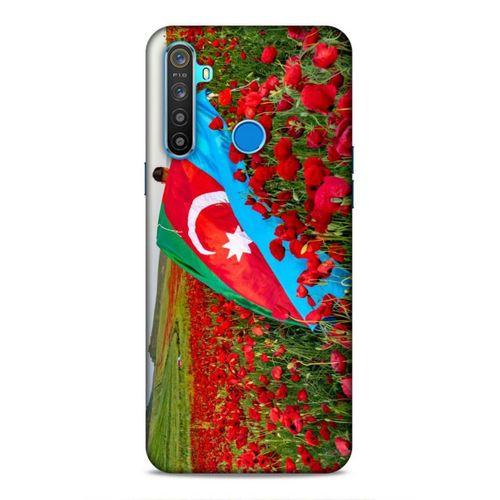 Realme 5i Uyumlu Kılıf Azarbaijan (8) Baskılı Kılıf Azərbaycan Lale