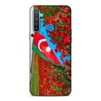 Realme 5i Uyumlu Kılıf Azarbaijan (8) Baskılı Kılıf Azərbaycan Lale