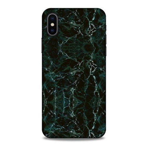 Mermer Desenli (27) Tema Tasarımlı Kılıf Zümrüt Yeşili Apple Iphone X Kılıf