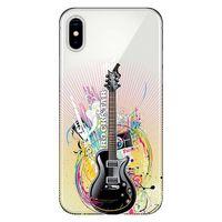 iPhone XS Max Kılıf Rock Star Baskılı Esnek TPU Silikon
