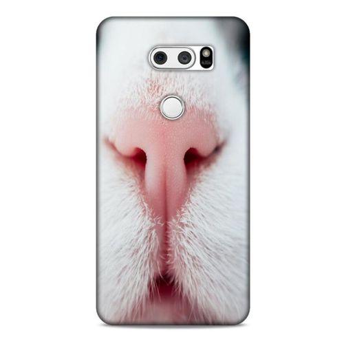 Lopard LG K40S Uyumlu Kılıf Kediler (20) Koruyucu Kılıf Şirin Burun