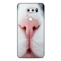 Lopard LG K40S Uyumlu Kılıf Kediler (20) Koruyucu Kılıf Şirin Burun