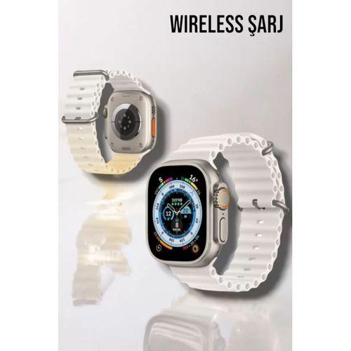 Bluetooth Bağlantılı 49mm Dokunmatik Akıllı Saat Sağlık Ve Spor Takip Özellikli