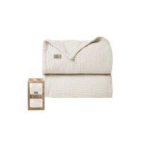 Bistyle Bistyle Müslin Battaniye 120x120 Cm 70101 Ekru