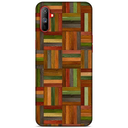 Lopard Oppo Realme C3 Uyumlu Kılıf Wood'X (21) Koruyucu Kapak Baskılı