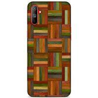 Lopard Oppo Realme C3 Uyumlu Kılıf Wood'X (21) Koruyucu Kapak Baskılı