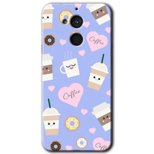 General Mobile GM 8 Kılıf HD Desen Baskılı Arka Kapak - Coffee Cake