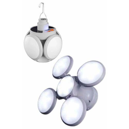 Kamp Lambası Güneş Enerjili Solar 5 Kanatlı Katlanır Lamba Karavan