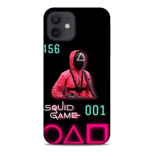 Apple iPhone 12 Uyumlu Kılıf Squid Game (25) Antişok Kapak Yon