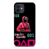 Apple iPhone 12 Uyumlu Kılıf Squid Game (25) Antişok Kapak Yon