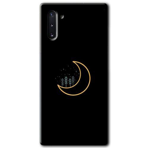 Samsung Galaxy Note 10 Kılıf HD Desen Baskılı Arka Kapak + Temperli Cam - İyi Geceler