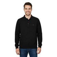 Erkek Büyük Beden Polo Yaka Cepli Selanik Sweatshirt BGL-ST04925