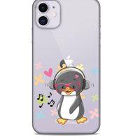 Zoologix (75) Apple Iphone 11 Şeffaf Kılıf Silikon Desenli
