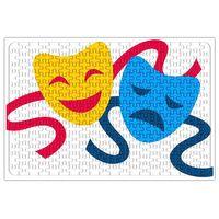 Happy Sad Face Puzzle 240 Parça Yapboz