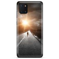 Huawei Y5P Kılıf Depresyon (38) Neo Hybrid Kılıf Yeşil Kırmızı Mor