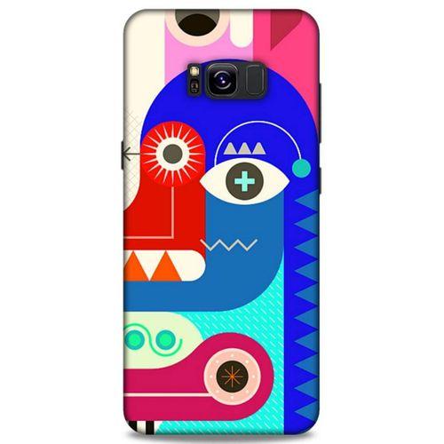 Lopard Samsung Galaxy S8 Plus Uyumlu Kılıf Soyut Sanat (13) Baskılı Silikon Kap