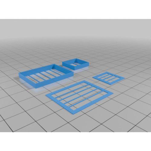 Messick's Farm Market Pencere Yenileme Kiti HO Ölçek 3D Baskı (Bu ürün Sadece Plastik parçadır - Almadan Önce Soru Sorabilirsiniz)