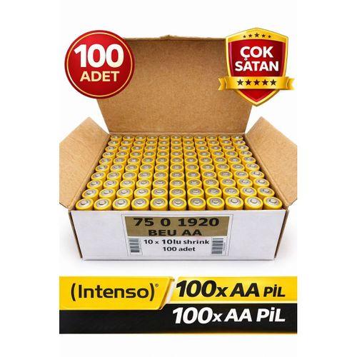Intenso LR6 Energy Ultra 1.5V 1250 mAh 10’lu x 10 Adet Alkalin AA Kalem Pil Toplam 100 adet