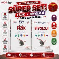 Limit Yayınları TYT Fizik ve TYT AYT Biyoloji Soru Bankası 2 Kitap Set